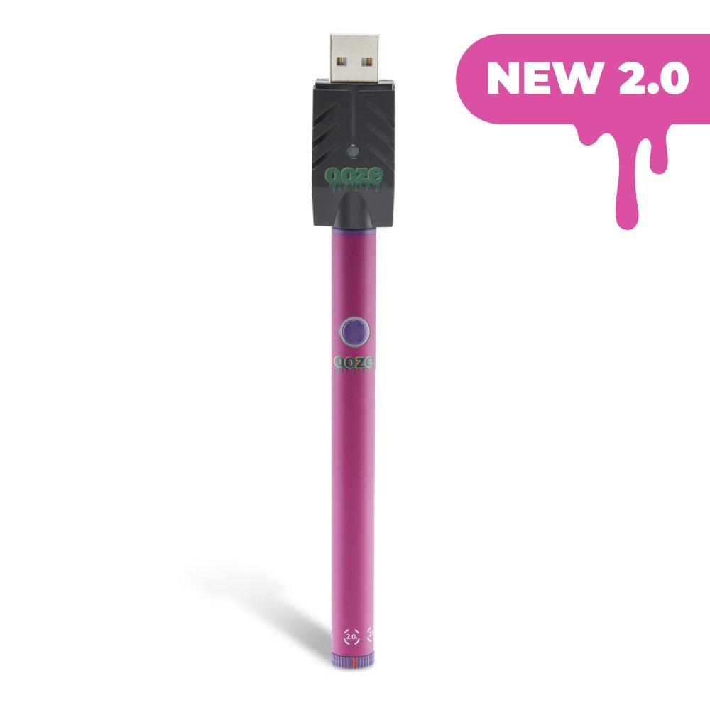 Twist Slim Pen 2.0- 320 mAh Flex Temp Battery - Atomic Pink - Ooze product image