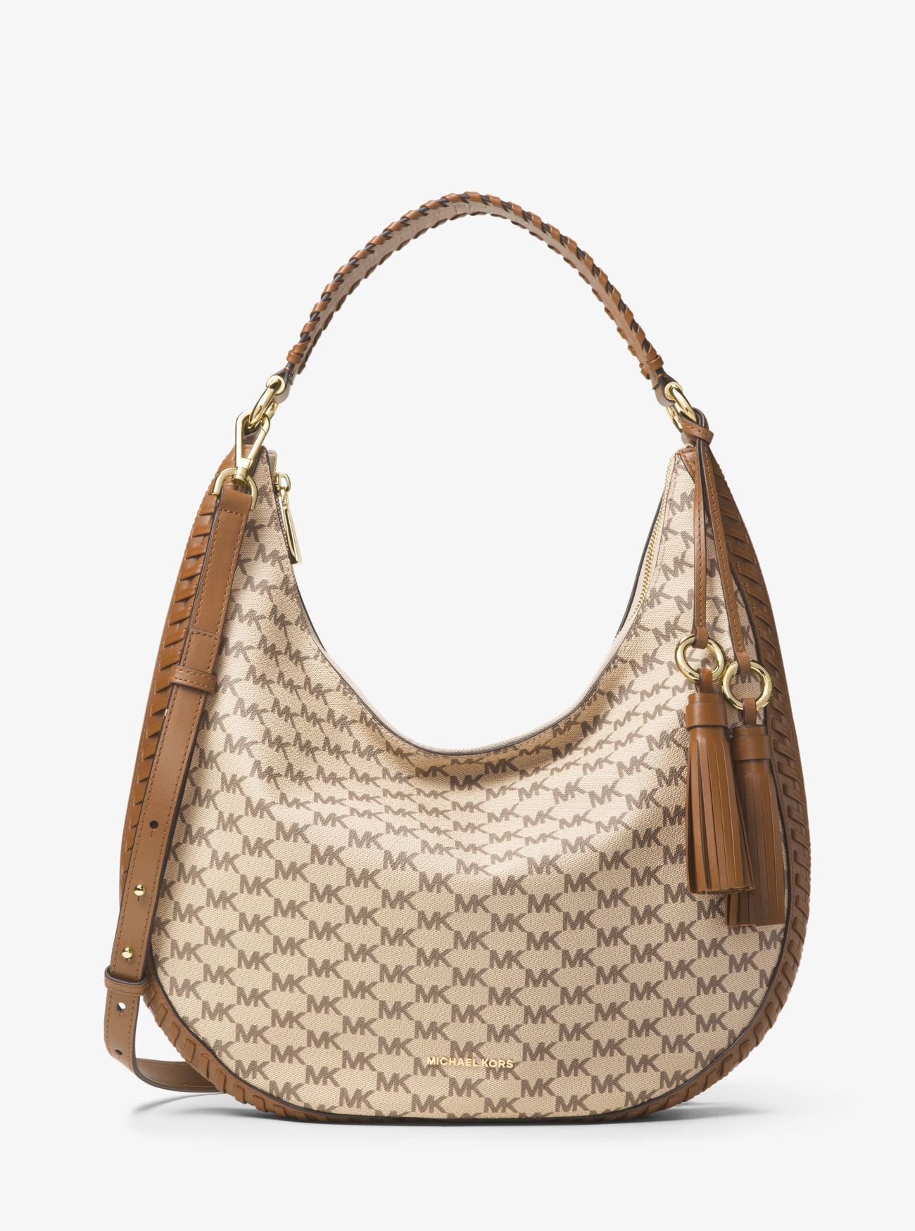 michael kors large logo shoulder bag