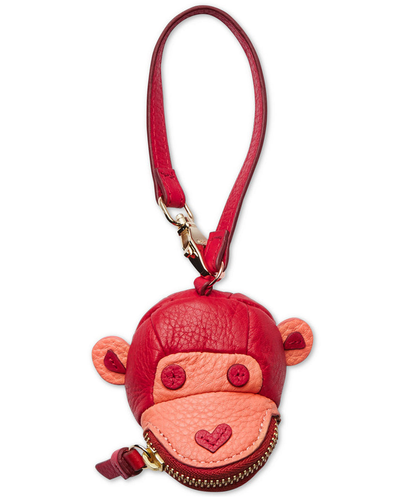 COACH®  Bear Bag Charm In Signature Canvas