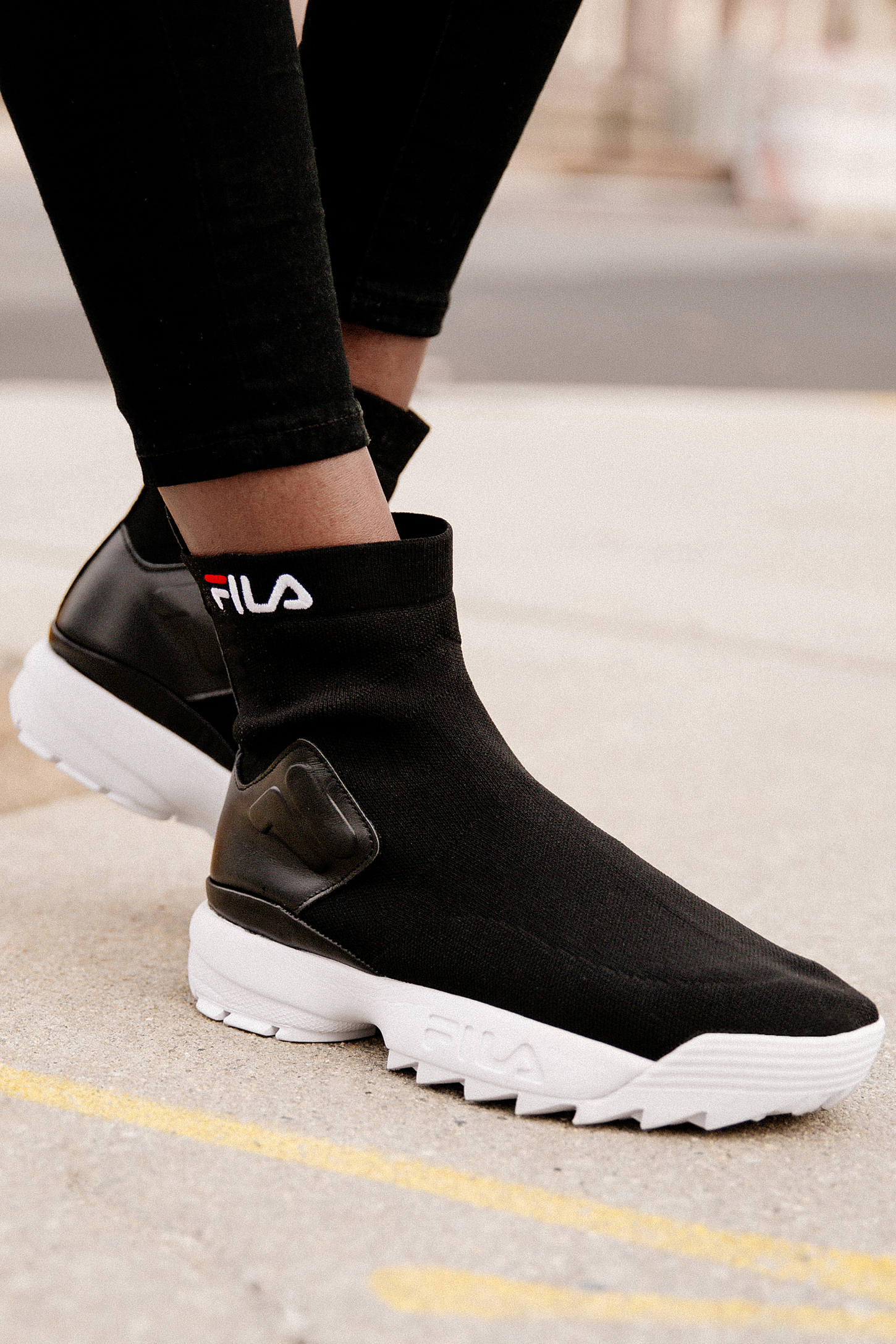 Buy FILA Disruptor Sock Boot Sneaker at 