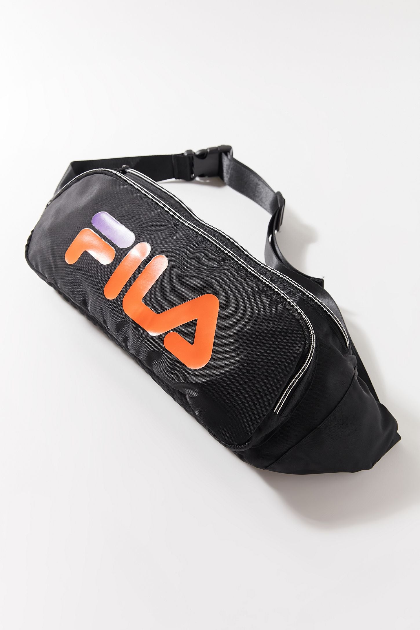 FILA Logo Big Black Belt Waist Bag - Fanny pack –