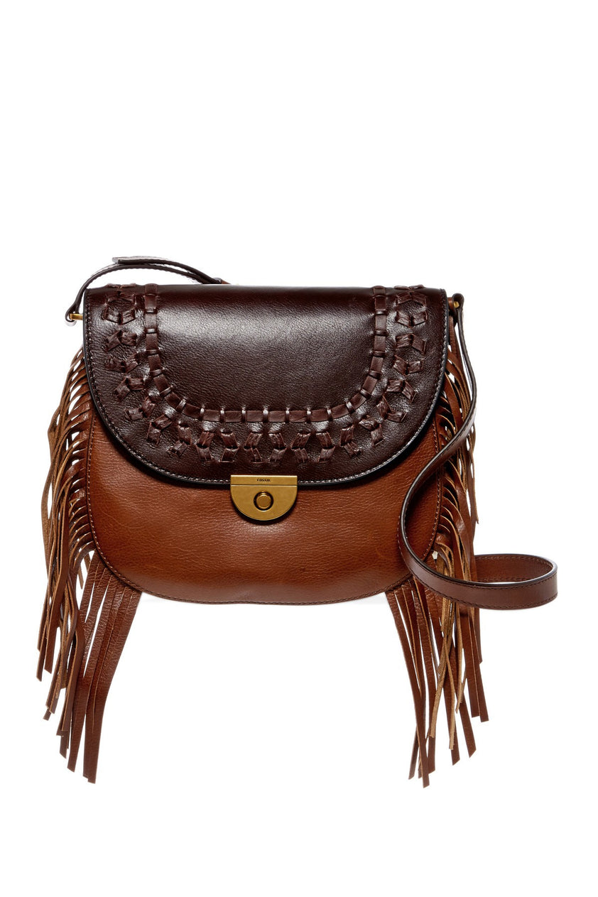 Fossil Emi Fringe Large Saddle Bag – Pit-a-Pats.com