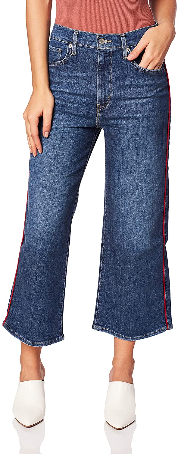 Levi's® Womens Mile High Wide Leg Pipe Down Crop Jeans – 