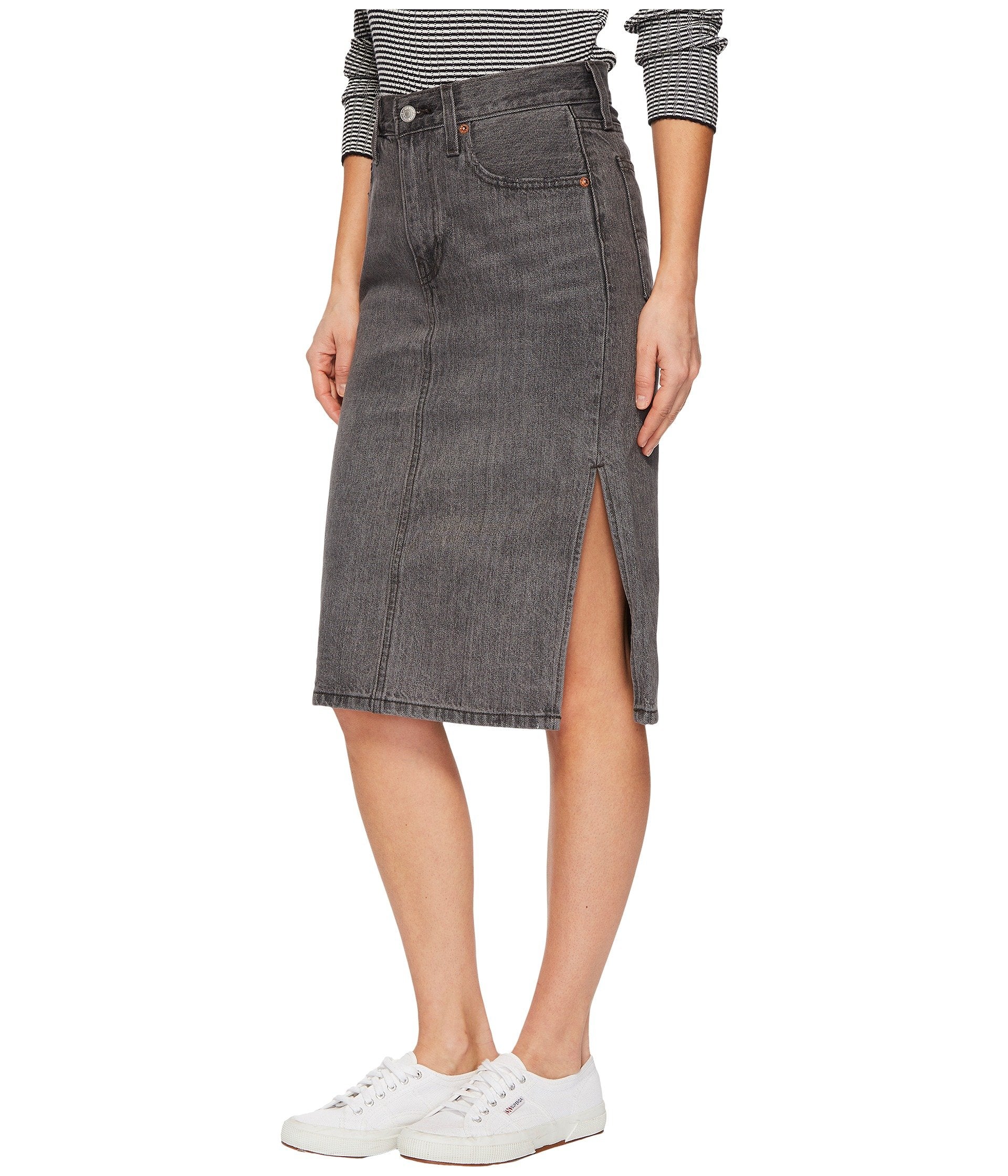 Levi's® Premium Premium Side Slit Skirt 