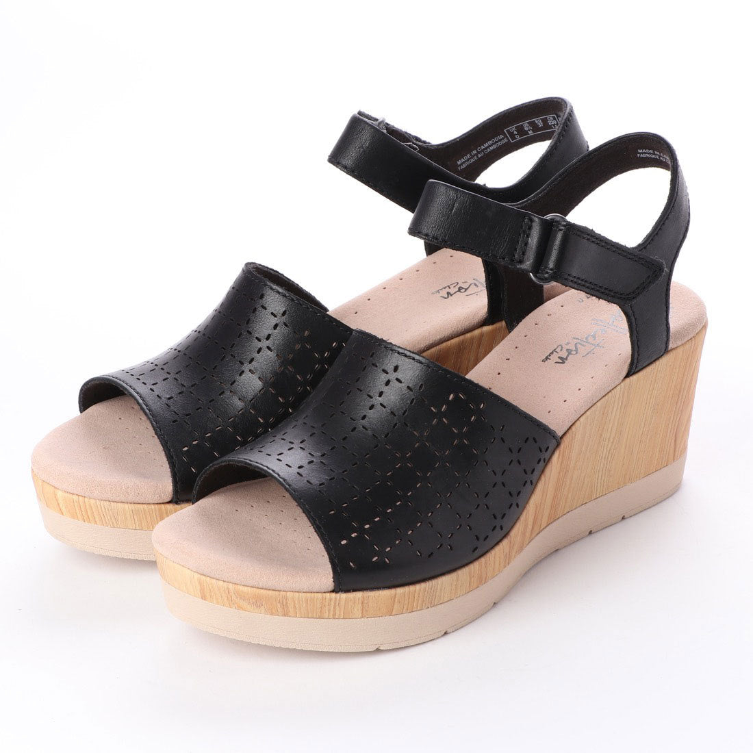 Clarks Cammy Sandalia Mujer Negro – Pit-a-Pats.com