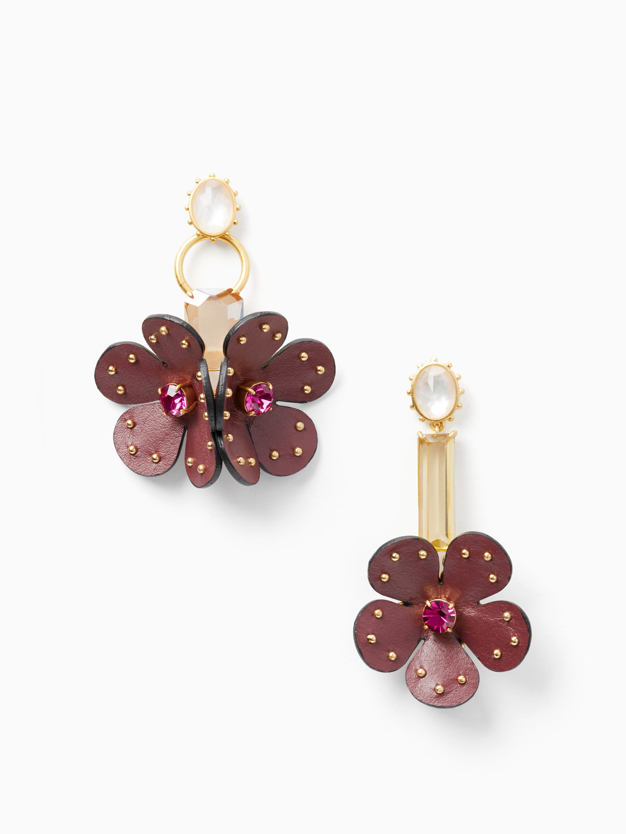 kate spade asymmetrical earrings