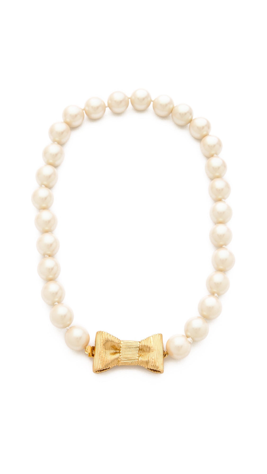 kate spade new york - all wrapped up in pearls short necklace –  
