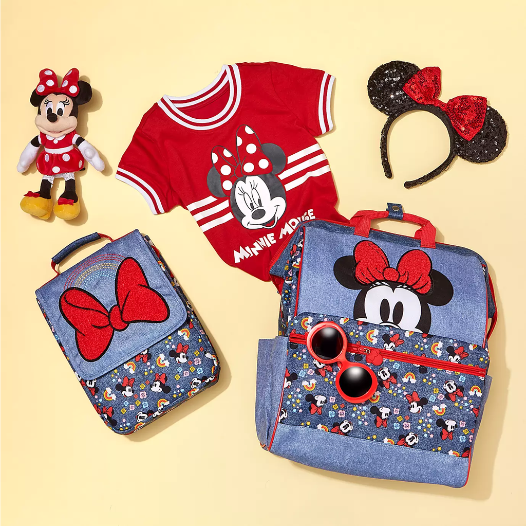 Disney Minnie Mouse - Pranzo Lunch Cooler Bag, Red, 12 x 8 x 11