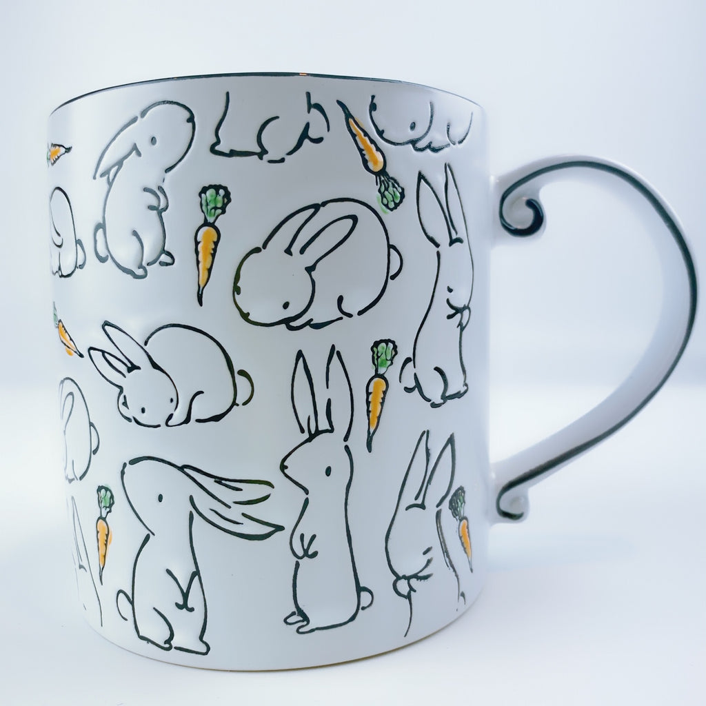 Silver Buffalo Mickey - Taza de cerámica con mango en forma de mano, 20  onzas