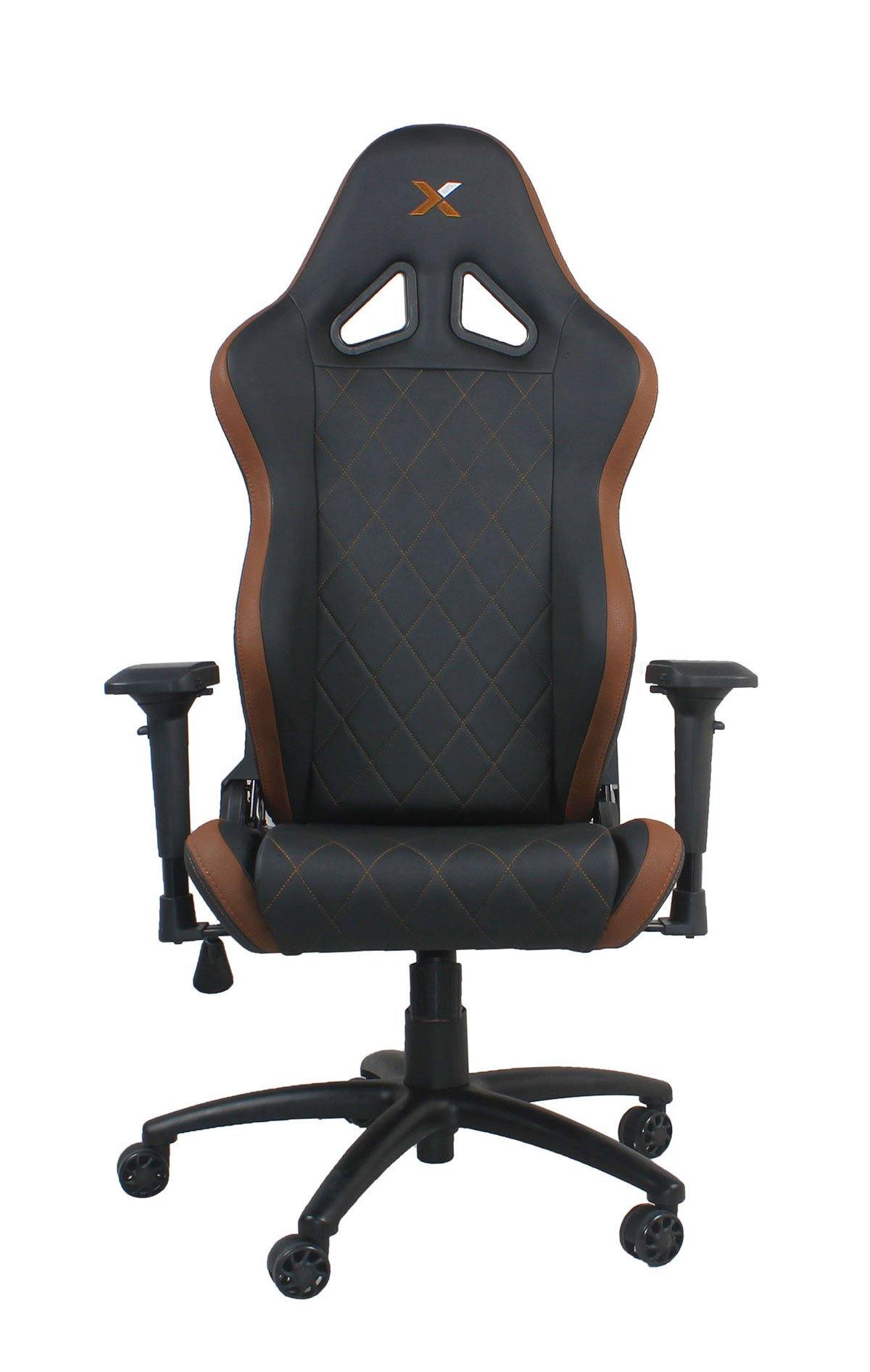 Ferrino Chair - Brown On Black