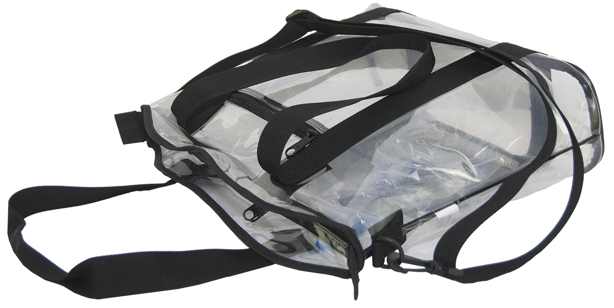 Download Amaro Standard Clear See Through Tote Bag With Pouch