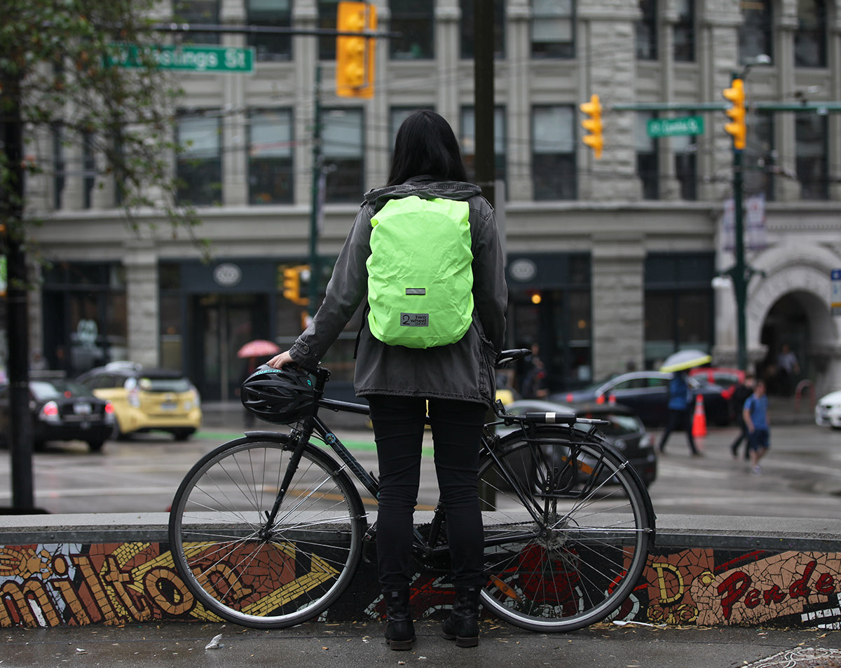 backpack cover cycling