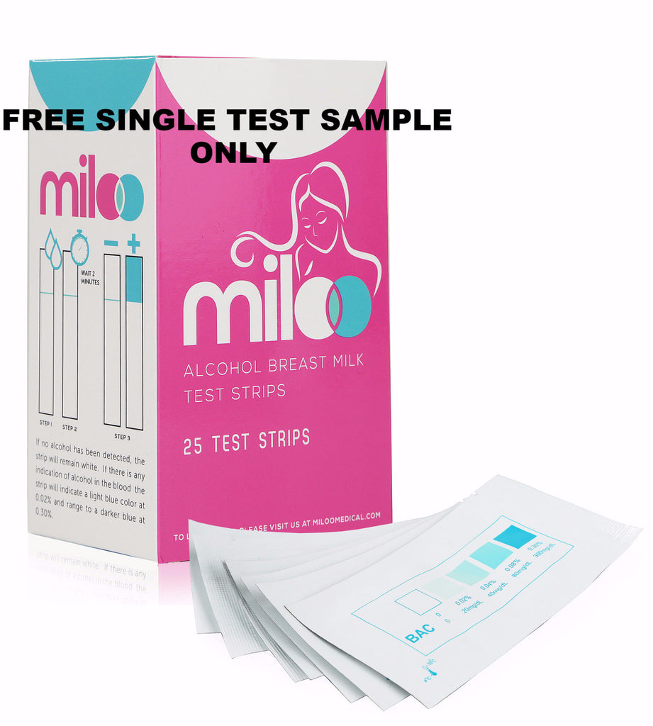 SAMPLE: Miloo Home Alcohol Breast Milk Test Strip