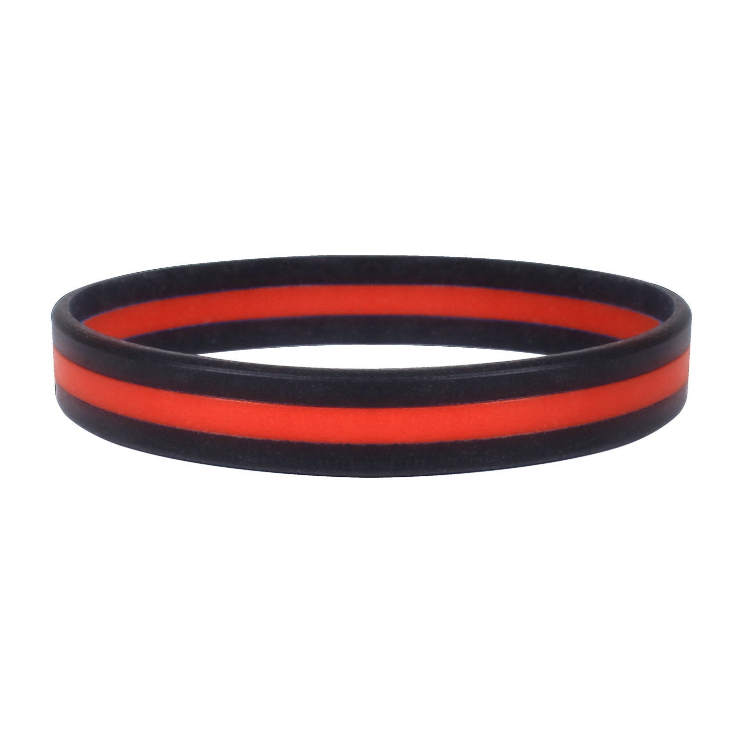 Rothco Silicone Thin Red Line Bracelet