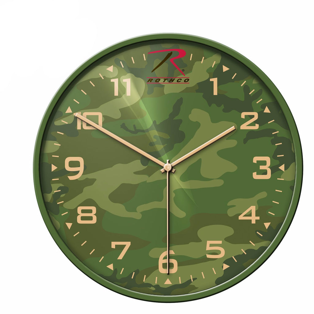 Rothco Camo Wall Clock Mad City Outdoor Gear