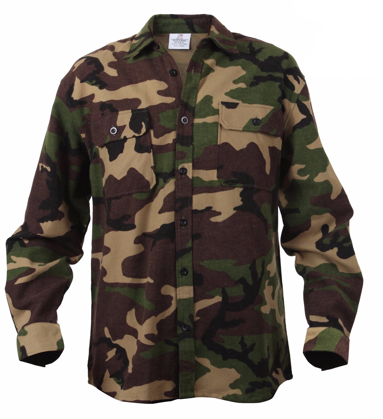 Rothco Extra Heavyweight Camo Flannel Shirts