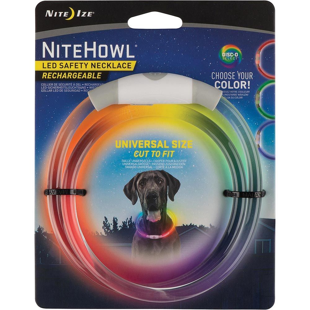 Nite Ize Nitehowl Mini Rechargeable Led Safety Necklace-Disc-O Select