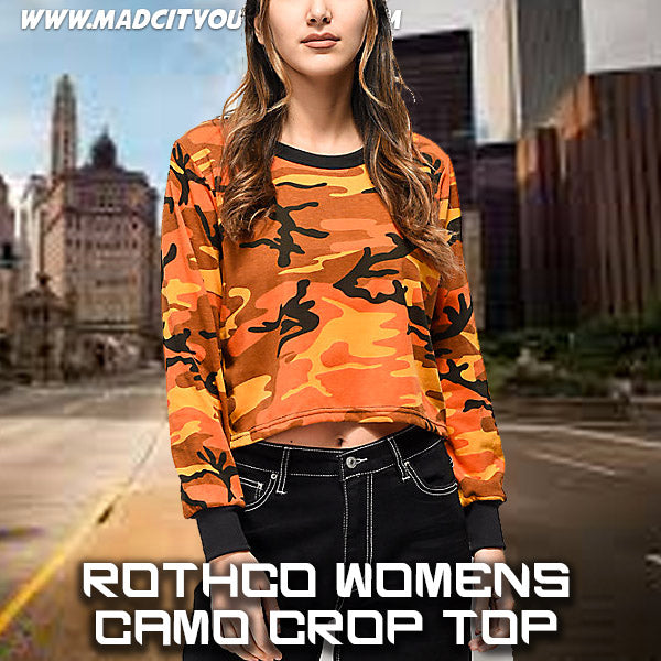 Rothco Women's Camo Long Sleeve Crop – Mad City Outdoor Gear