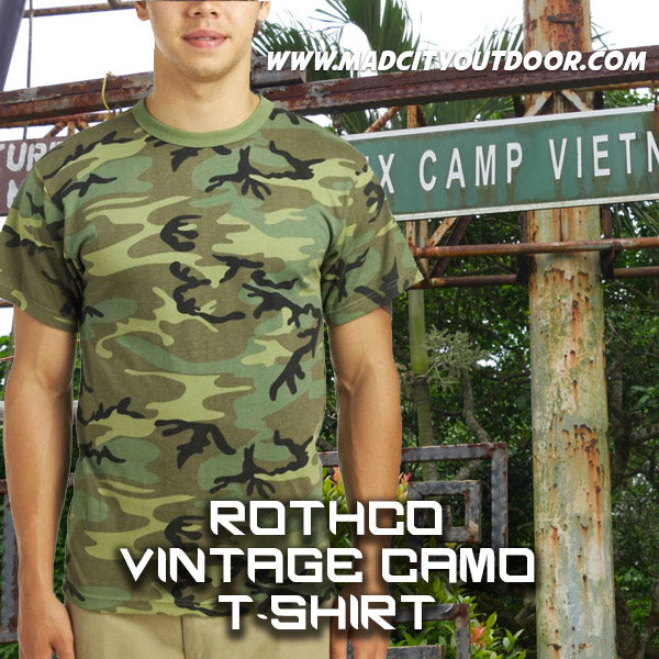 Rothco Color Camo T-Shirts - Green Camo Other 3 X-Large