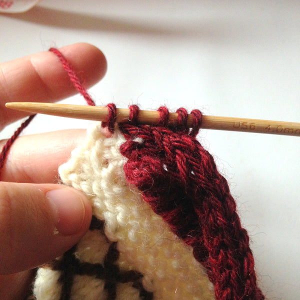 Make a Mug Cozy from a Swatch