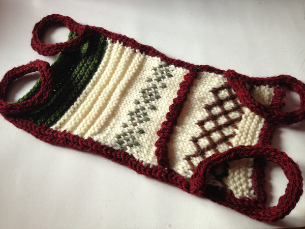 Make a Mug Cozy from a Swatch