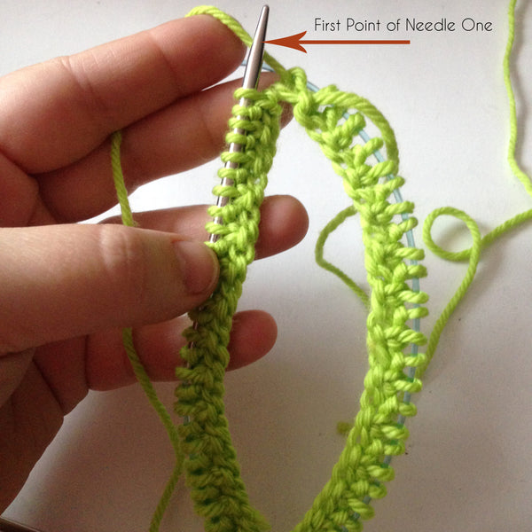 How to knit in the round on two circular needles