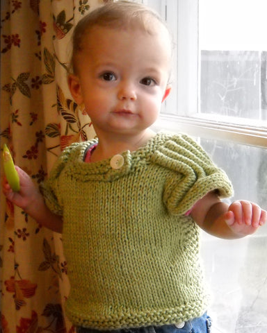 Baby Epaulette Sweater – Little NutMeg Productions