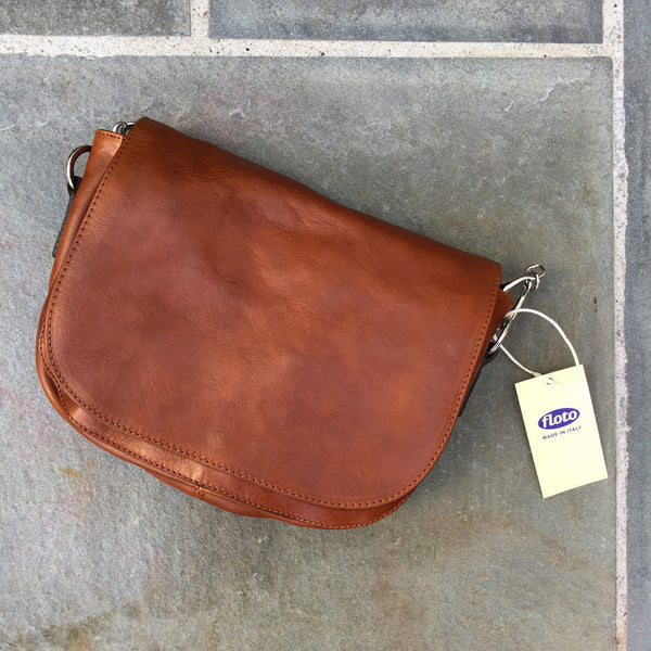 Floto Leather Saddle Bag