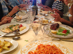 Feast at Alle Fratte di Trastevere, Roma