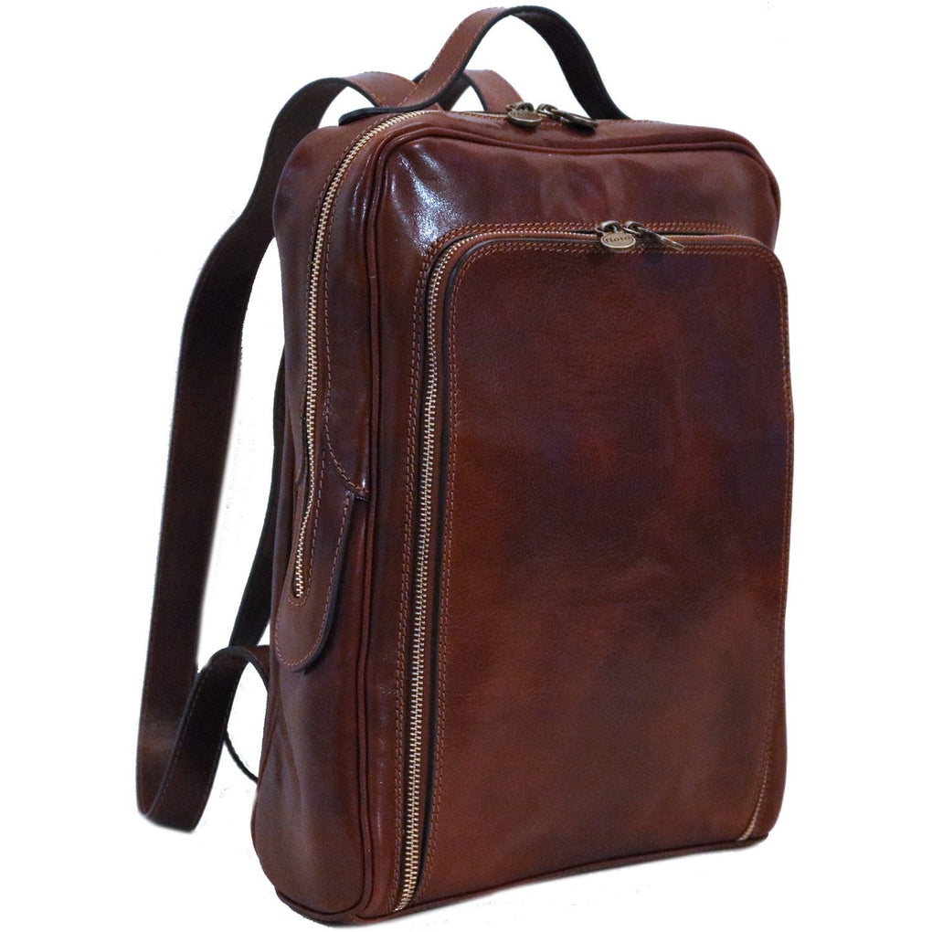 Floto Milano Italian Full Grain Leather Backpack Bag