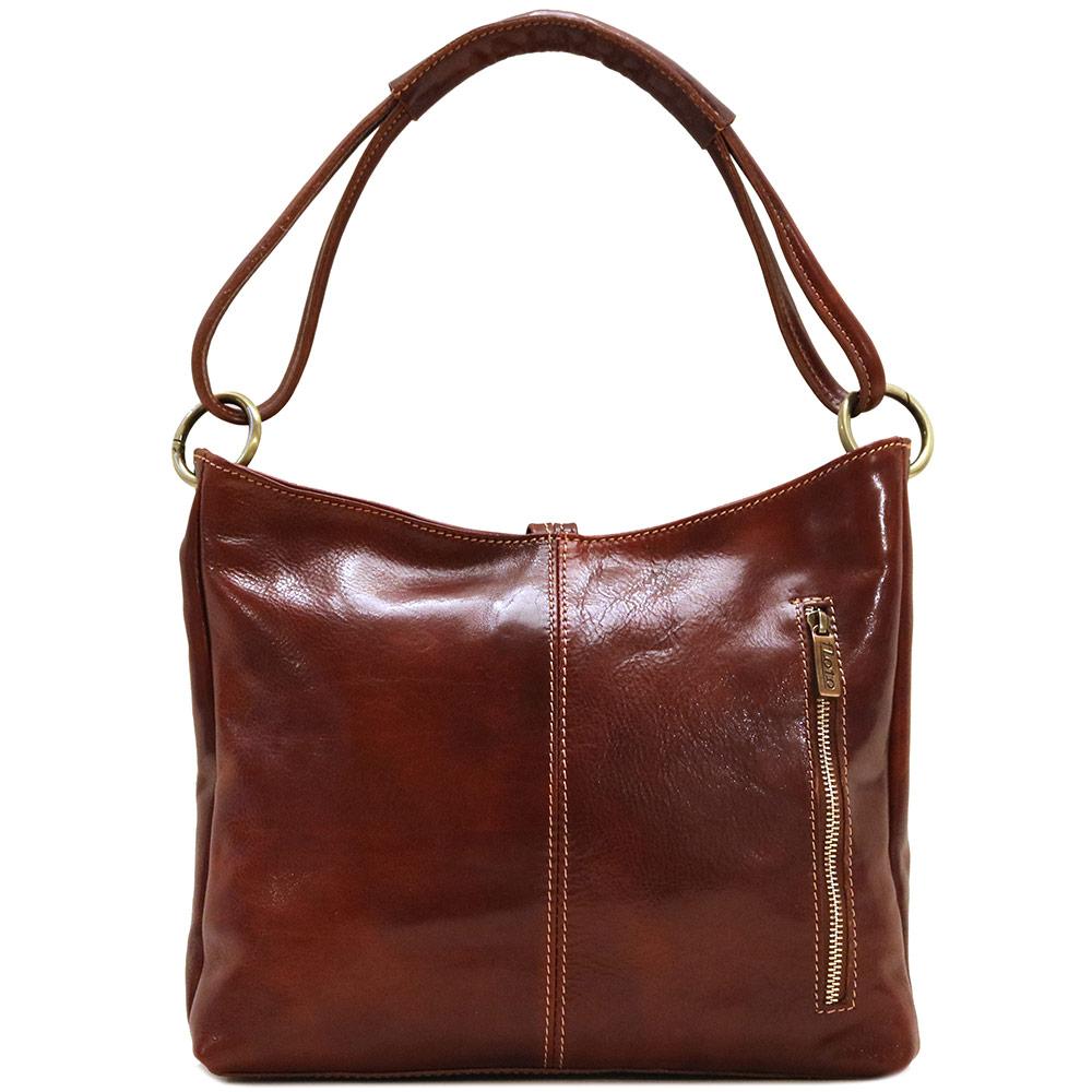 Floto Tavoli Italian Full Grain Leather Shoulder Bag Women's Tote Bag