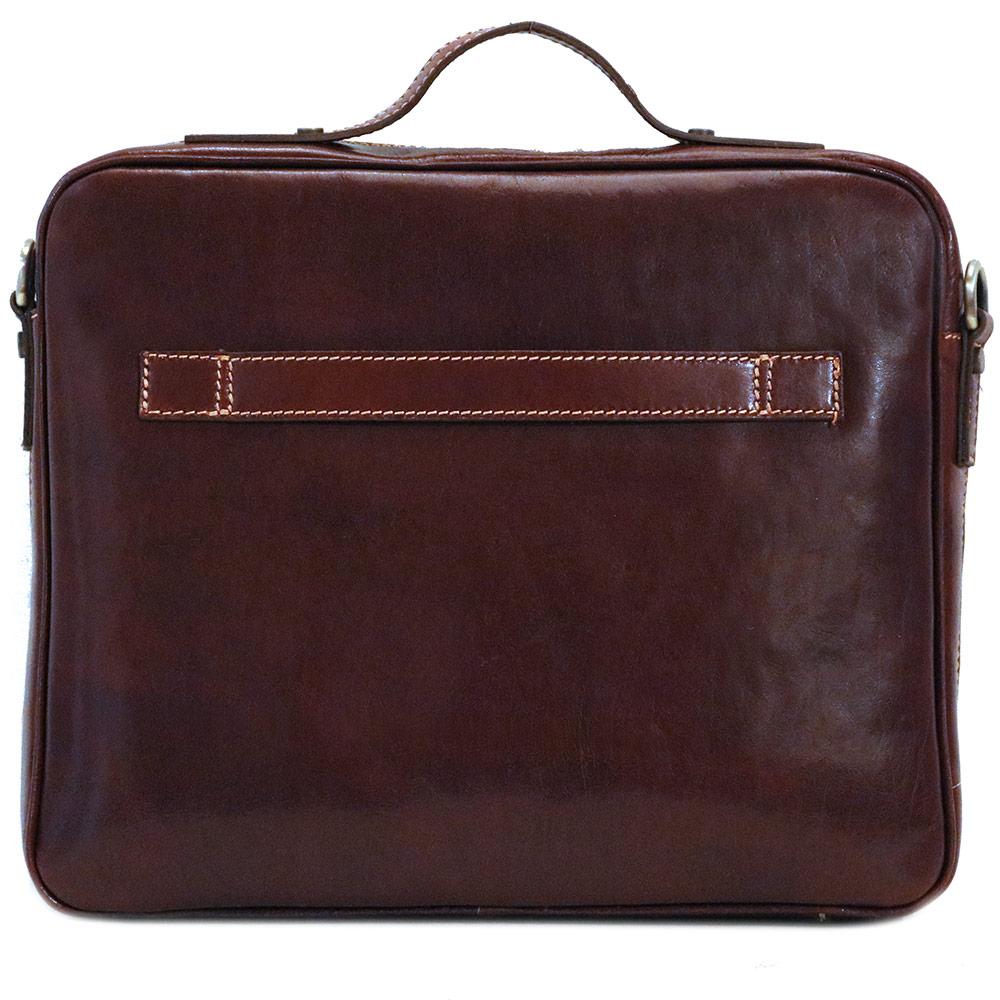 Monogram Milano Full Grain Leather Laptop Bag Briefcase – Floto