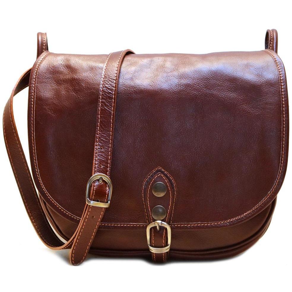 Floto Procida Italian Leather Saddle Bag Women's Handbag