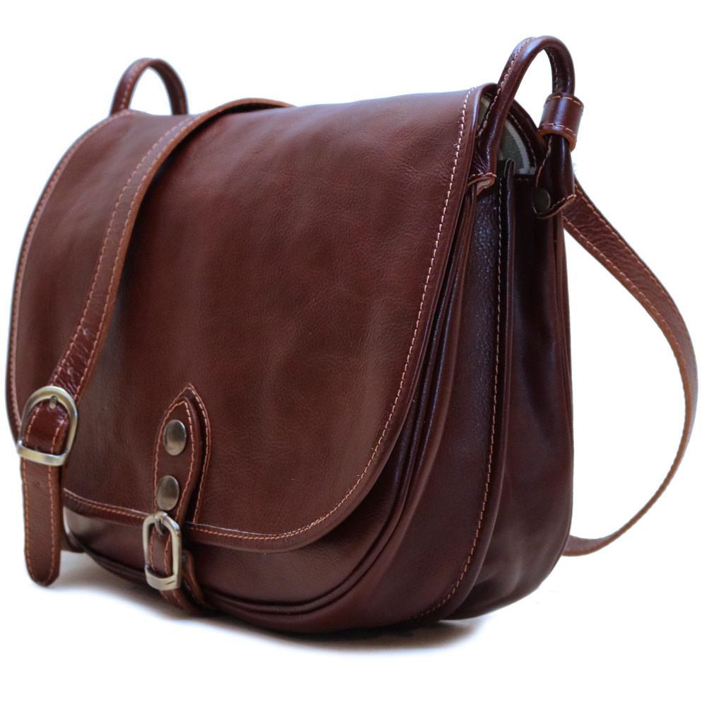 Floto Procida Italian Leather Saddle Bag Women's Handbag