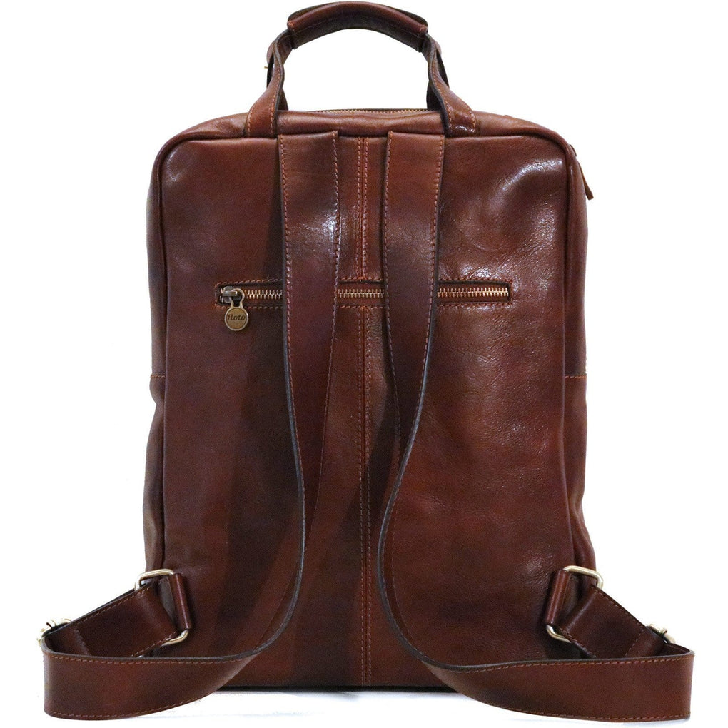 Floto Firenze Top Handle Backpack in Full Grain Calfskin Leather