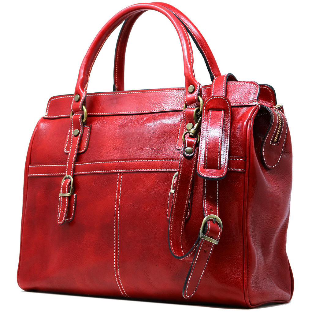 Floto Casiana Mini Italian Full Grain Leather Shoulder Handbag
