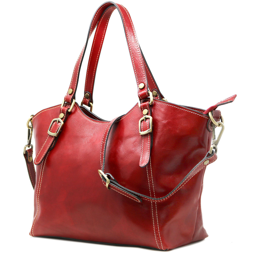 Floto Italian Leather Ischia Shoulder Bag Women's Handbag
