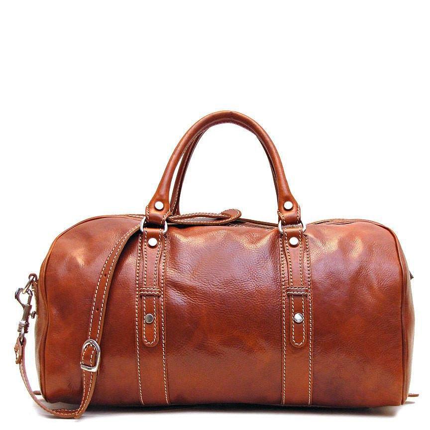 Floto Venezia Piccola Italian Leather Duffle Bag Carryon Weekender