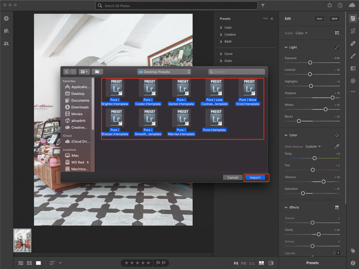Lightroom Presets How To Install On All New Lightroom Cc Super
