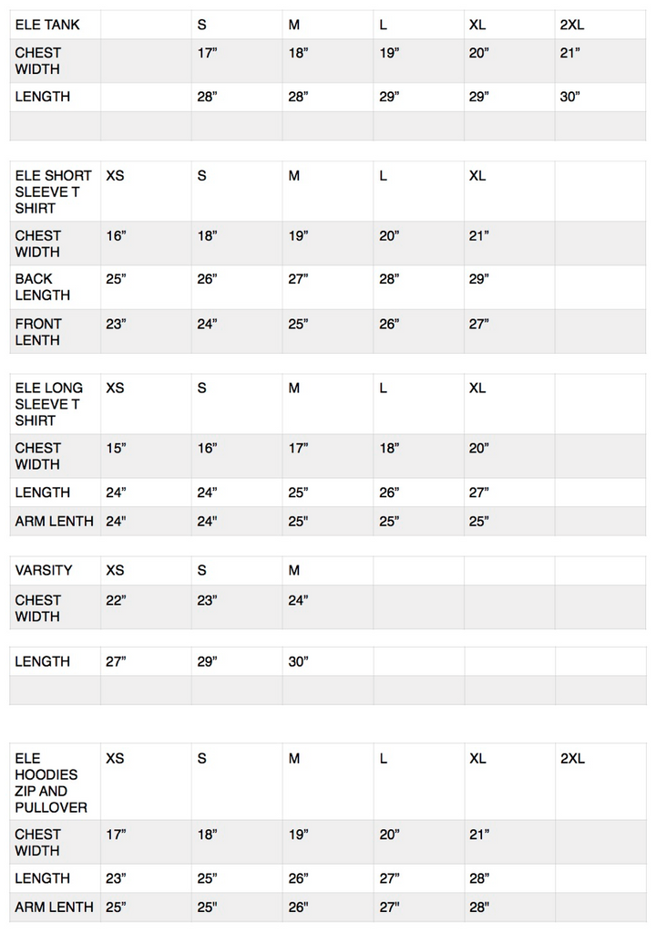 Size Guide