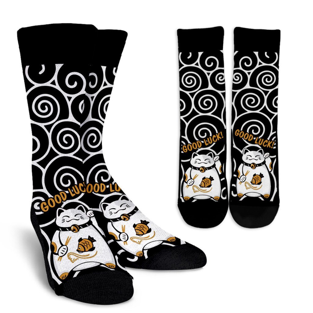 lucky cat socks