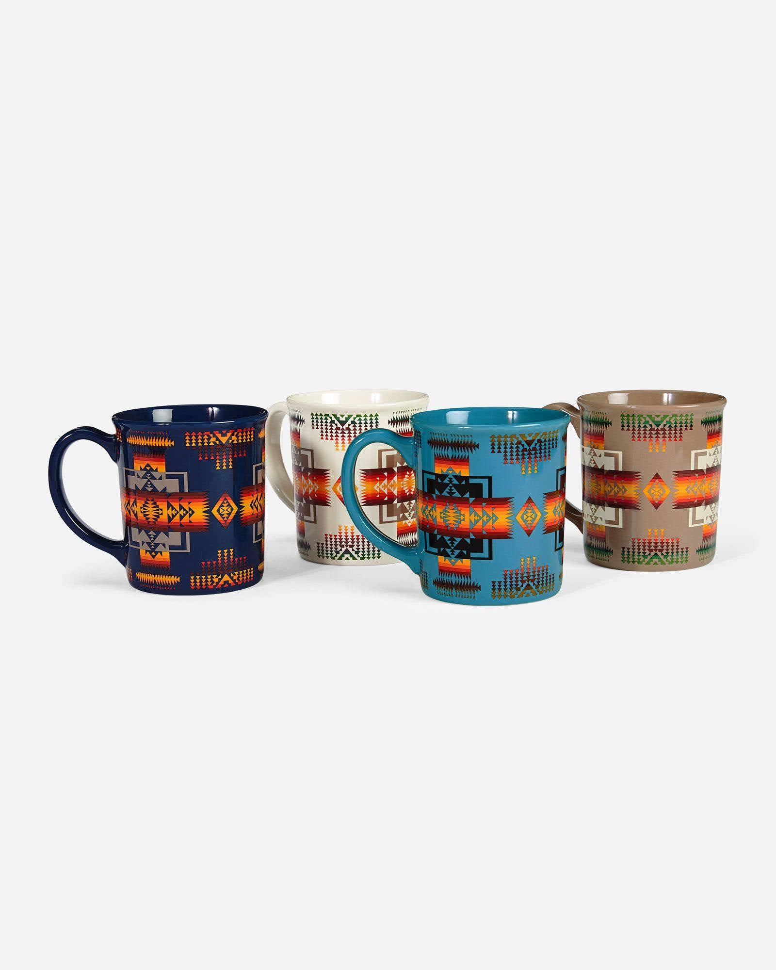 Pendleton  Chief Joseph Mugs, Set of 4