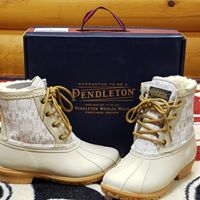 Pendleton® Duck Boots Taupe Harding 