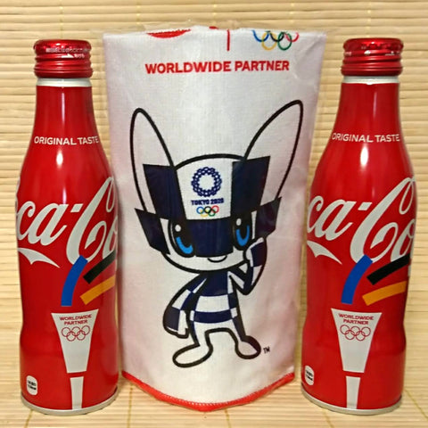 Coca Cola 2020  Olympic  2 Bottles Towel Set  napaJapan