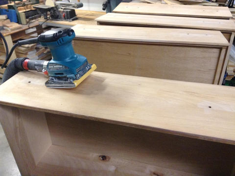 Sanding drawers 