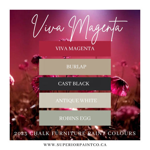 Viva magenta colour chart 