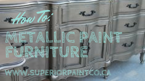 How to Paint Furniture with Modern Masters Metallic Paint