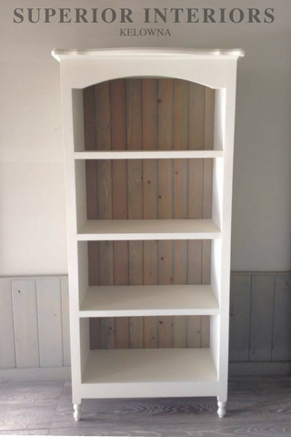 Solid wood custom built maple book shelf 