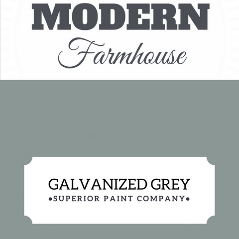 Galvanized Grey Furniture Paint