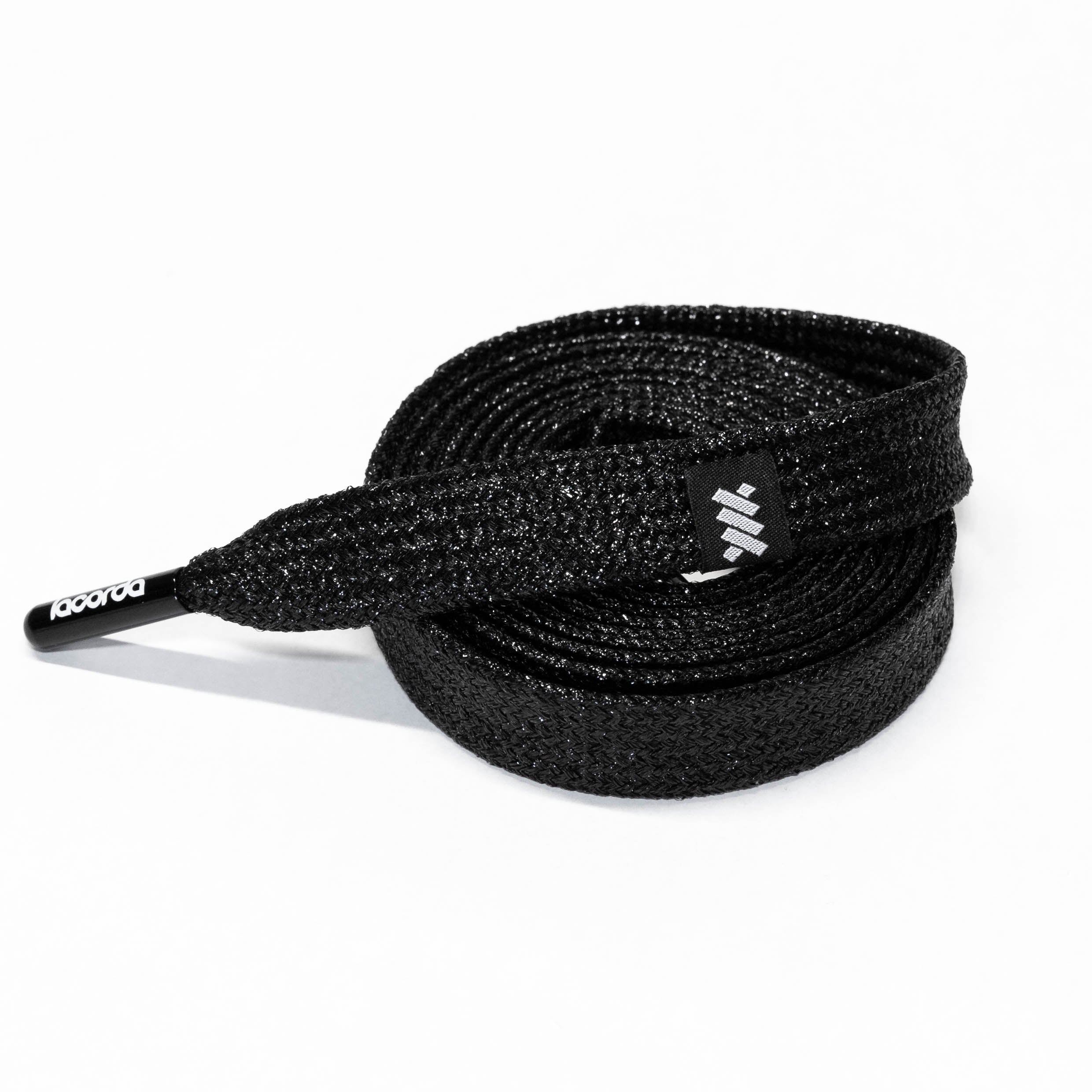 BLACK PEARL SHOELACE BELT | Lacorda Threads